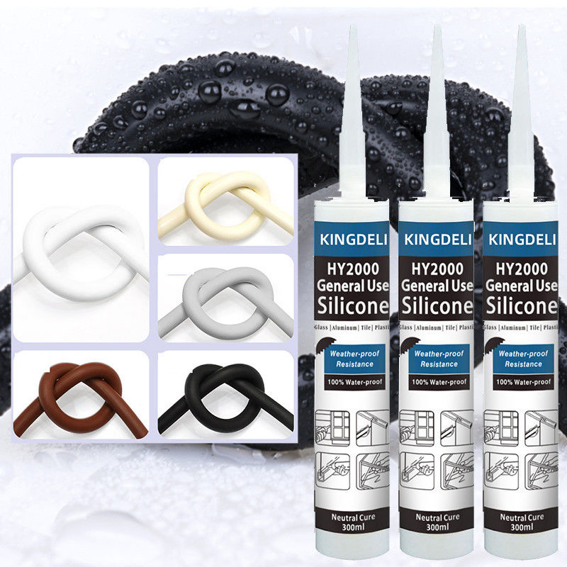 Черная нейтральная погода Sealant силикона устойчивая для крытого украшения