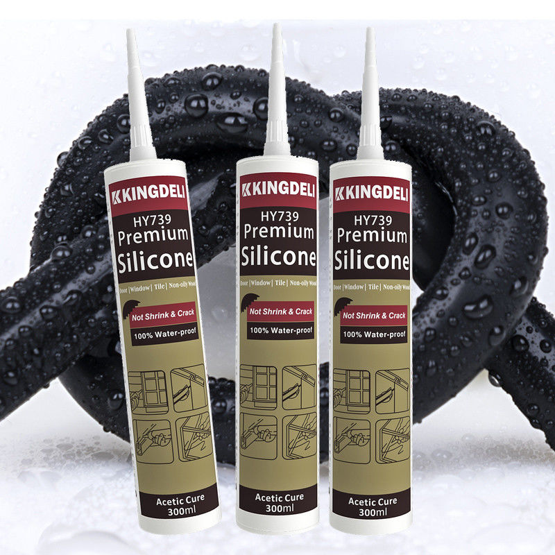 Быстросушащий цветный водонепроницаемый уксусный силиконовый герметизатор для уплотнения