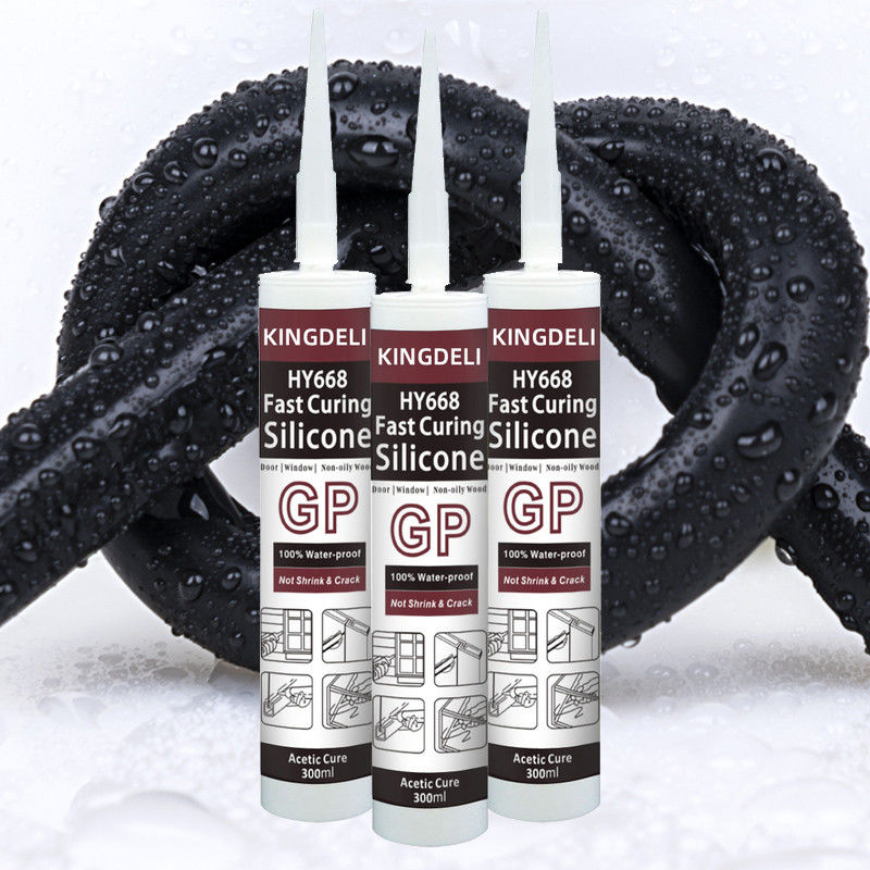 Sealant силикона всеобщего быстрого лечения уксусный для двери Glaziery универсального