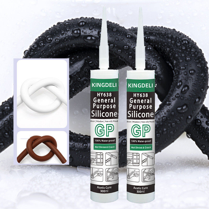 Sealant силикона GP цвет стеклянного слипчивого белый ясный для окна